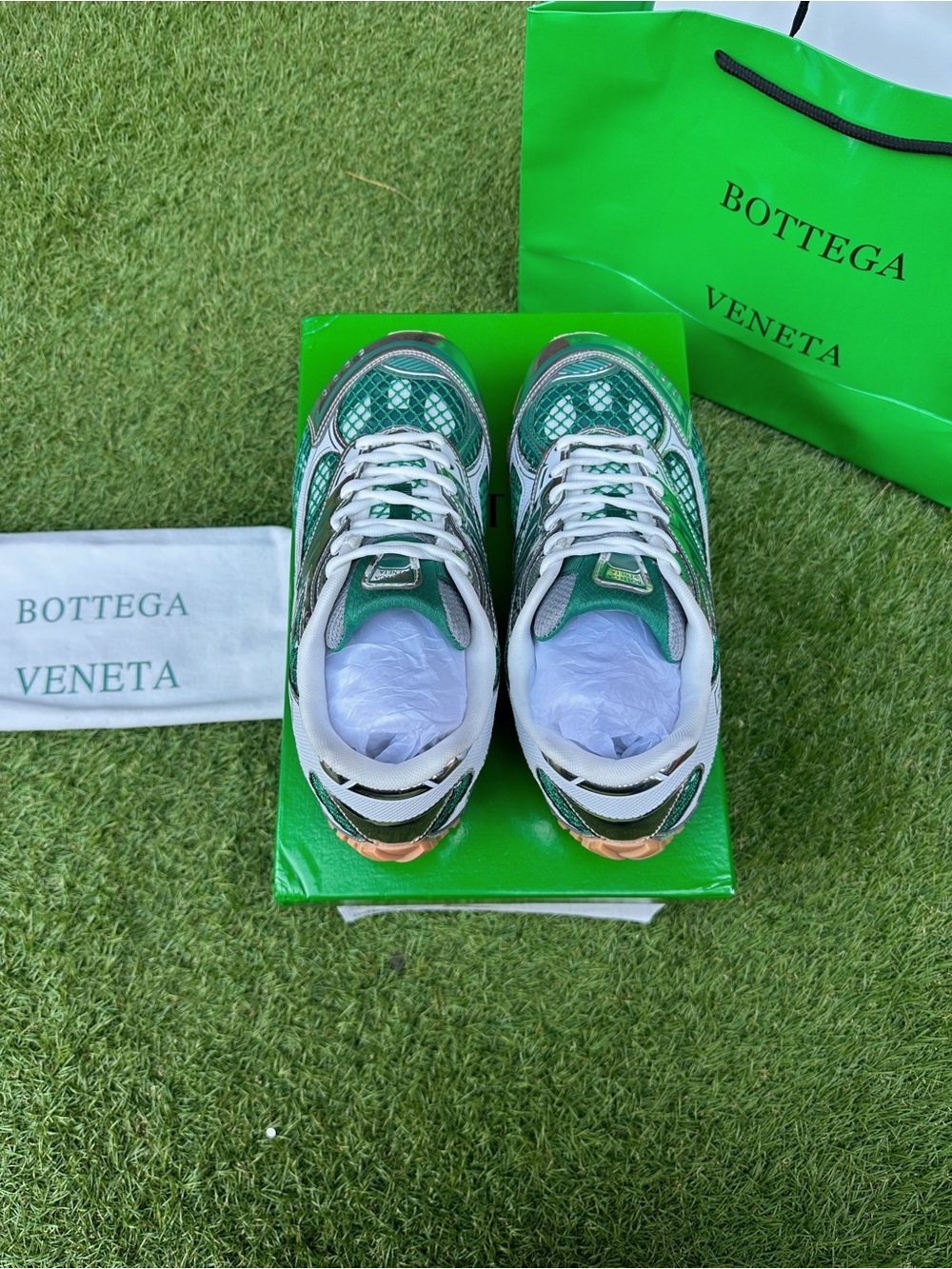 Bottega Veneta Orbit Sneaker “Biliard Silver” - Picture 5 of 7